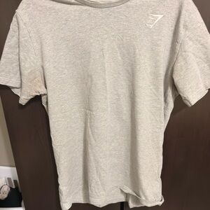 Gymshark Light Gray Short Sleeve Tee